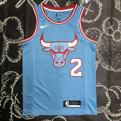 Men's Lonzo Ball Blue Team Jersey