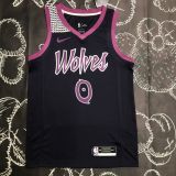 Men's D'Angelo Russell Black Team Jersey