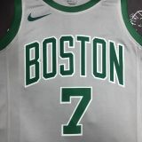 Men's Jaylen Brown Gray Team Jersey