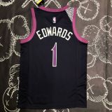 Men's Anthony Edwards Black Team Jersey