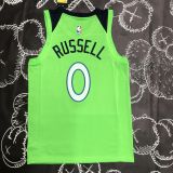 Men's D'Angelo Russell Green Team Jersey - Statement Edition