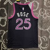 Men's Derrick Rose Black Team Jersey