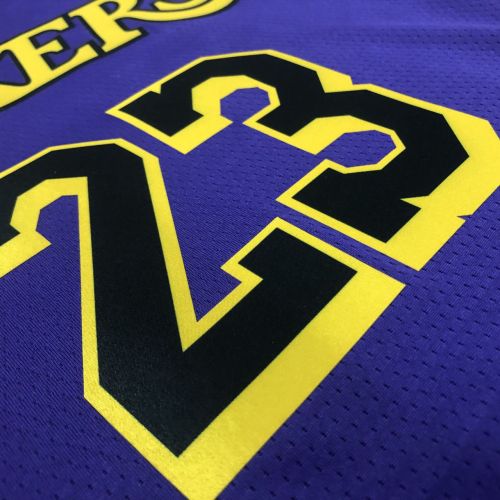 Men's LeBron James Purple Team Jersey - Statement Edition