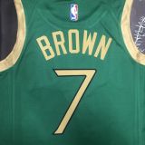 Men's Jaylen Brown Green Team Jersey - City Edition