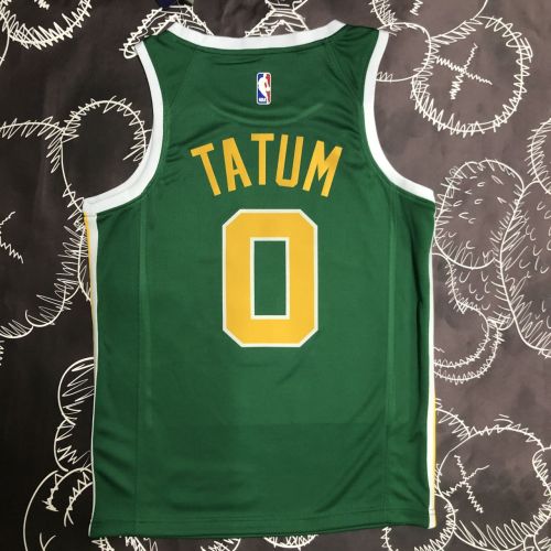 Men's Jayson Tatum Green Team Jersey