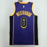 Men's Russell Westbrook Purple Team Jersey - Statement Edition