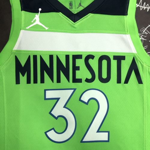 Men's Karl-Anthony Towns Green Team Jersey - Statement Edition