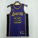 Men's LeBron James Purple Team Jersey - Statement Edition