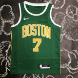 Men's Jaylen Brown Green Team Jersey
