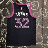 Men's Karl-Anthony Towns Black Team Jersey