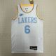 Men's LeBron James White Retro Team Jersey
