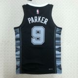 Men's Tony Parker Black Team Jersey - Statement Edition