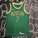 Men's Jaylen Brown Green Team Jersey - City Edition