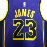 Men's LeBron James Purple Team Jersey - Statement Edition