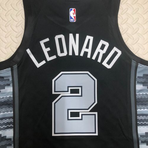 Men's Kawhi Leonard Black Team Jersey - Statement Edition