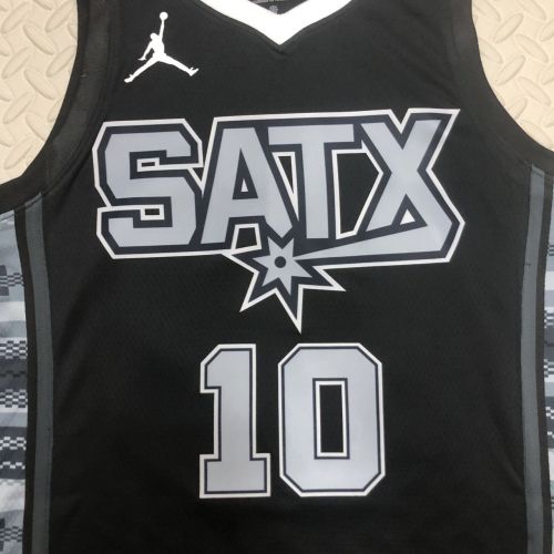 Men's Demar DeRozan Black Team Jersey - Statement Edition