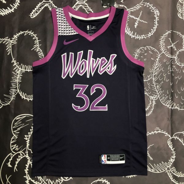 Men's Karl-Anthony Towns Black Team Jersey