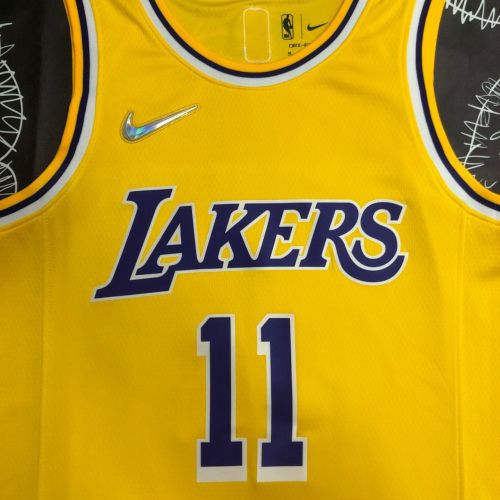 Men's Kyrie Irving Yellow Team Jersey - 75th Anniversary Edition