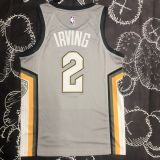 Men's Kyrie Irving Gray Team Jersey