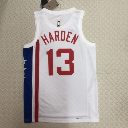 Men's James Harden White Retro Team Jersey