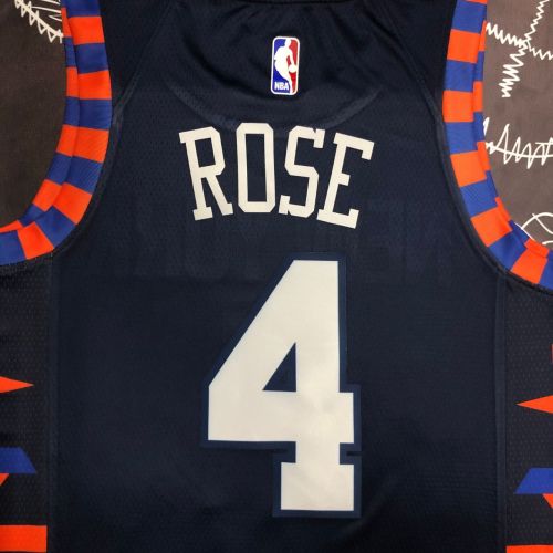 Men's Derrick Rose Black Team Jersey