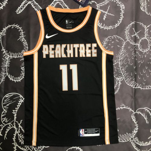 Men's Trae Young Black Team Jersey