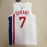 Men's Kevin Durant White Retro Team Jersey