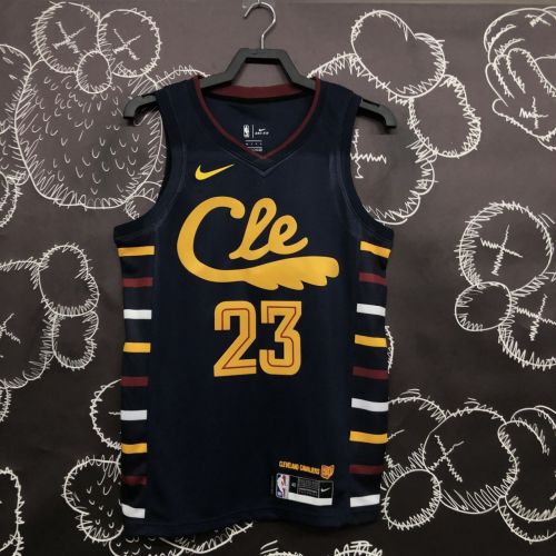 Men's LeBron Raymone James Black Team Jersey