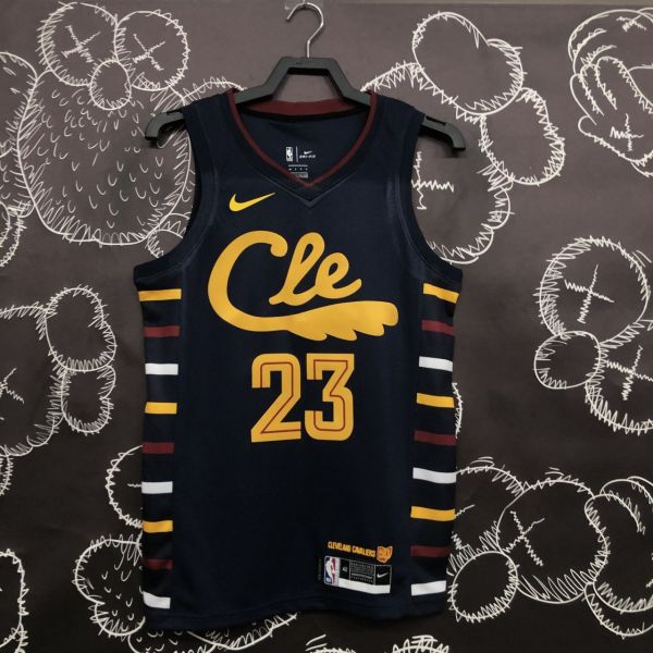 Men's LeBron Raymone James Black Team Jersey