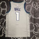 Men's LaMelo Ball Gray Team Jersey