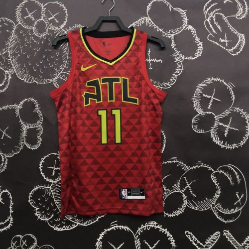 Men's Trae Young Red Team Jersey