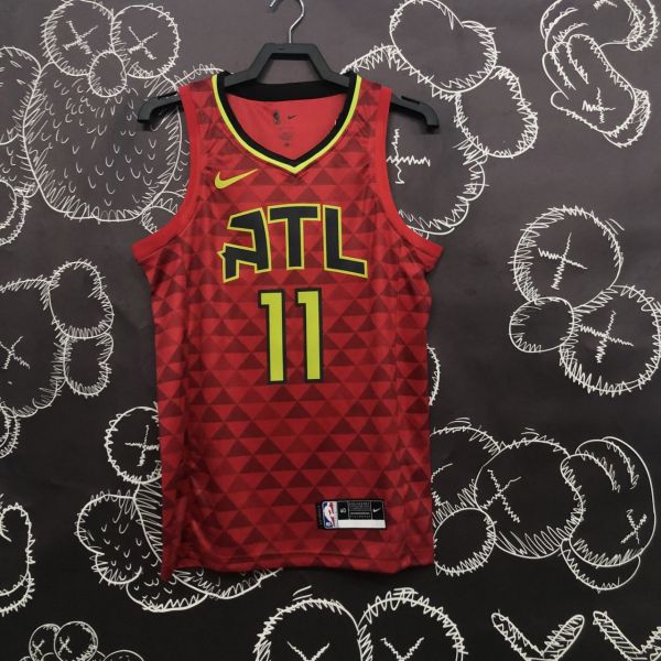 Men's Trae Young Red Team Jersey