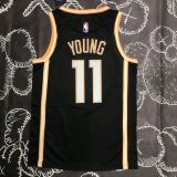 Men's Trae Young Black Team Jersey