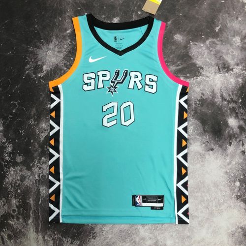Men's Manu Ginóbili Blue Team Jersey - City Edition