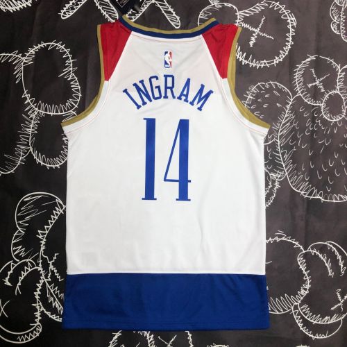 Men's Brandon Ingram White Team Jersey - City Edition
