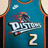 Men's Cade Cunningham Blue Retro Team Jersey
