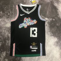 Men's Paul George Black Team Jersey - City Edition