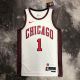Men's Derrick·Rose White Team Jersey - City Edition