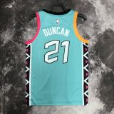Men's Tim Duncan Blue Team Jersey - City Edition