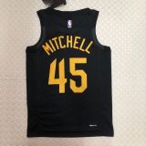 Men's Donovan Mitchell Black Team Jersey - Statement Edition