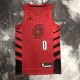 Men's Damian Lillard Red Team Jersey - Statement Edition