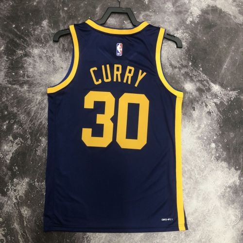 Men's Stephen Curry Blue Team Jersey - Statement Edition