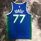 Men's Luka Doncic Blue Team Jersey - City Edition