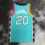 Men's Manu Ginóbili Blue Team Jersey - City Edition