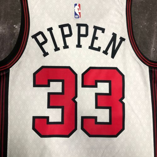 Men's Scottie Pippen White Team Jersey - City Edition