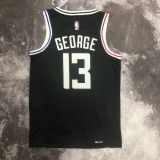 Men's Paul George Black Team Jersey - City Edition