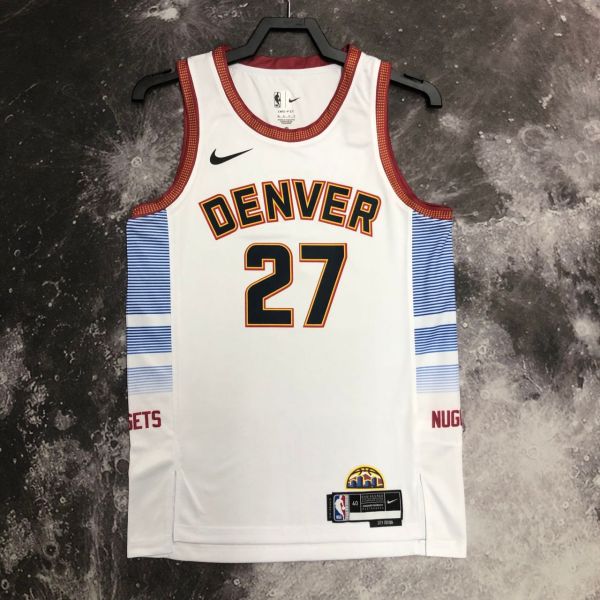 Men's Jamal Murray White Team Jersey - City Edition