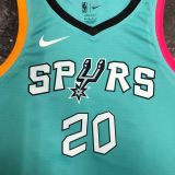 Men's Manu Ginóbili Blue Team Jersey - City Edition