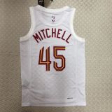 Men's Donovan Mitchell White Home Team Jersey