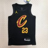 Men's LeBron Raymone James Balck Team Jersey - Statement Edition